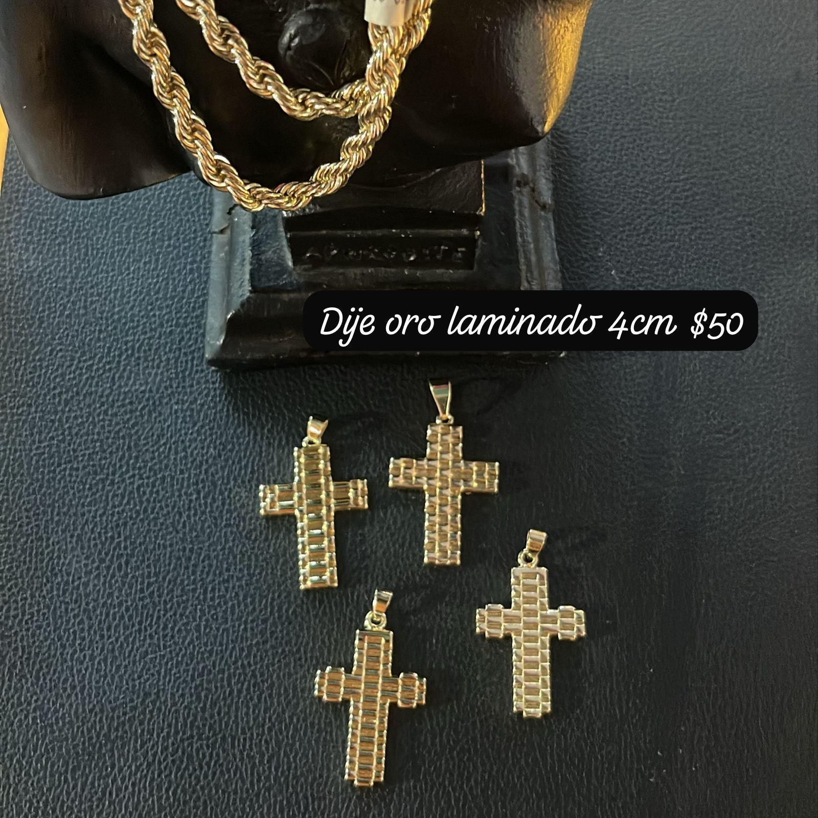 Dije oro laminado