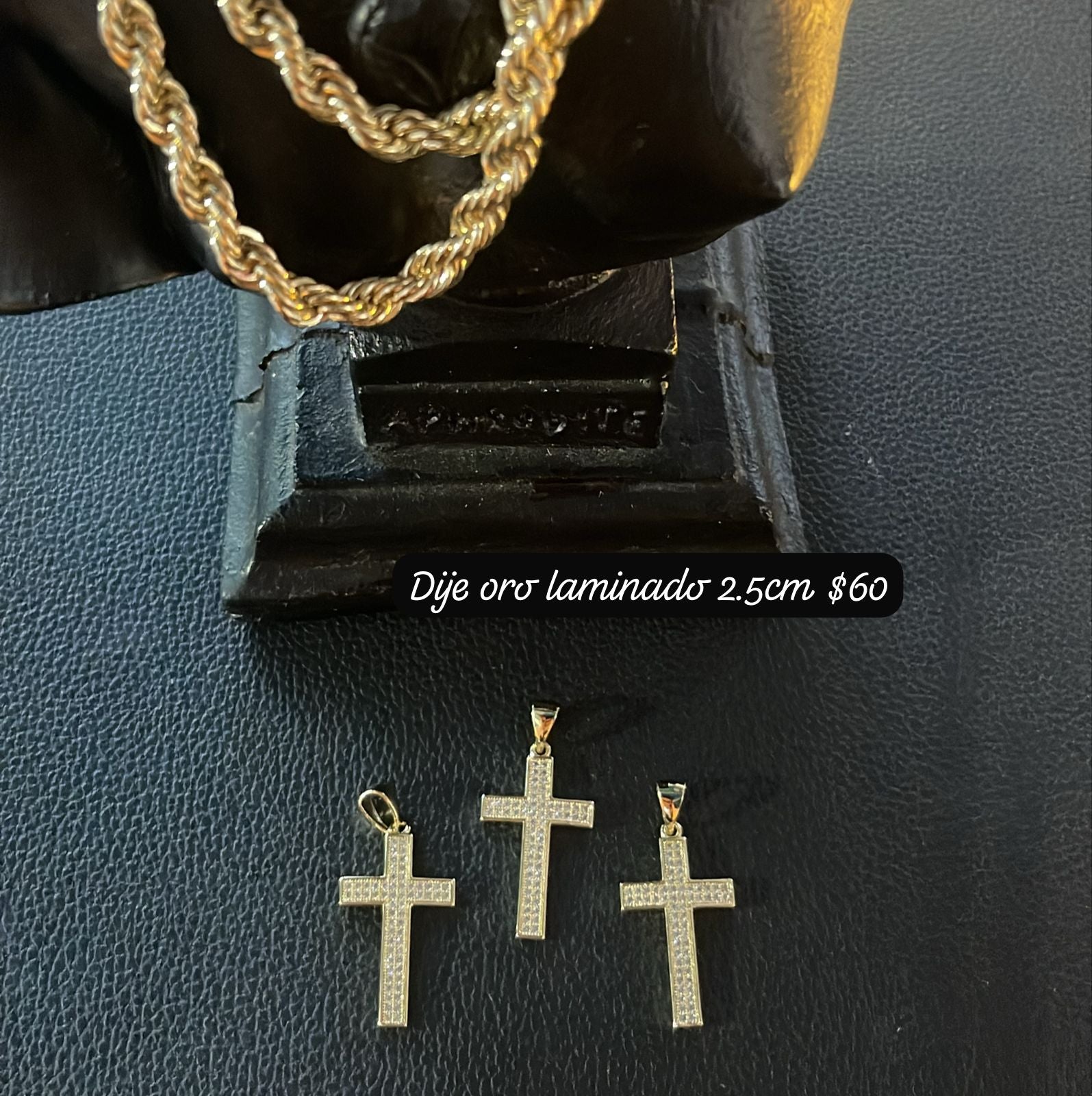 Dije oro laminado