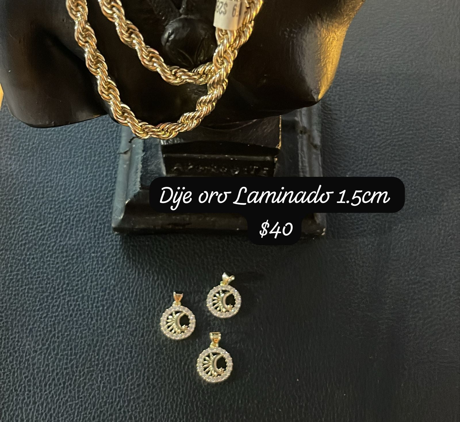 Dije oro laminado