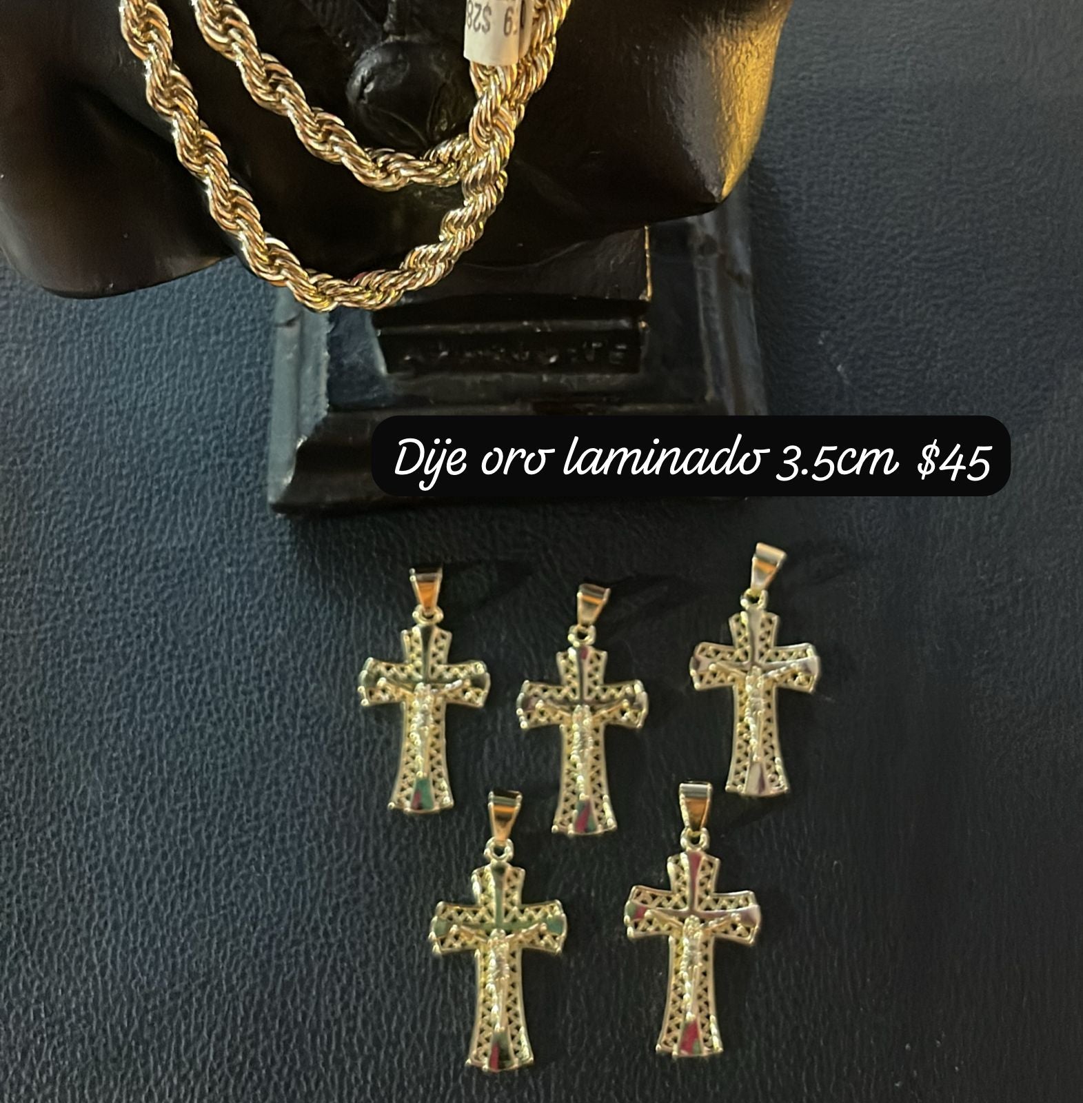 Dije oro laminado