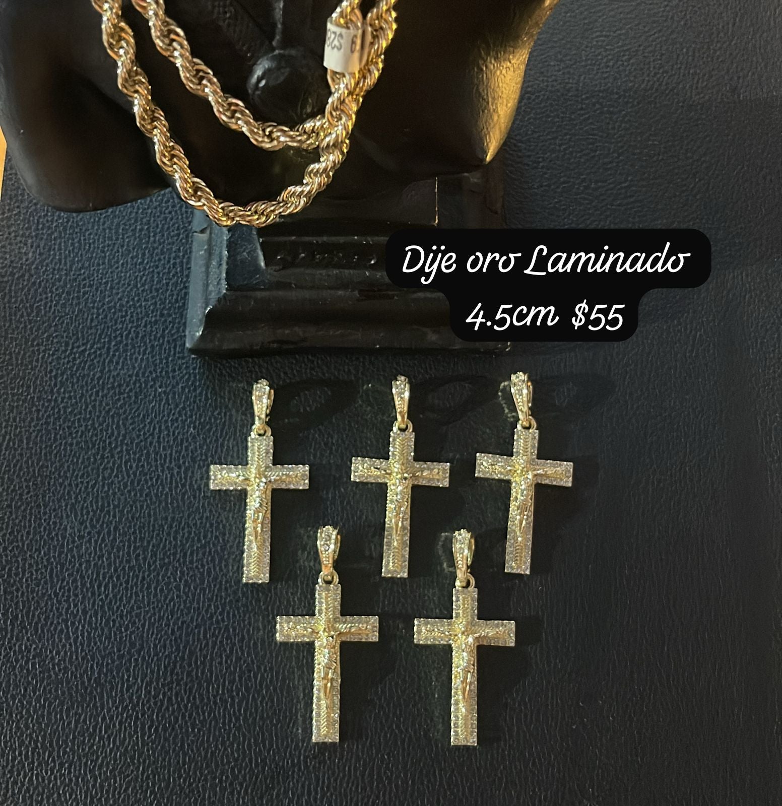 Dije oro laminado