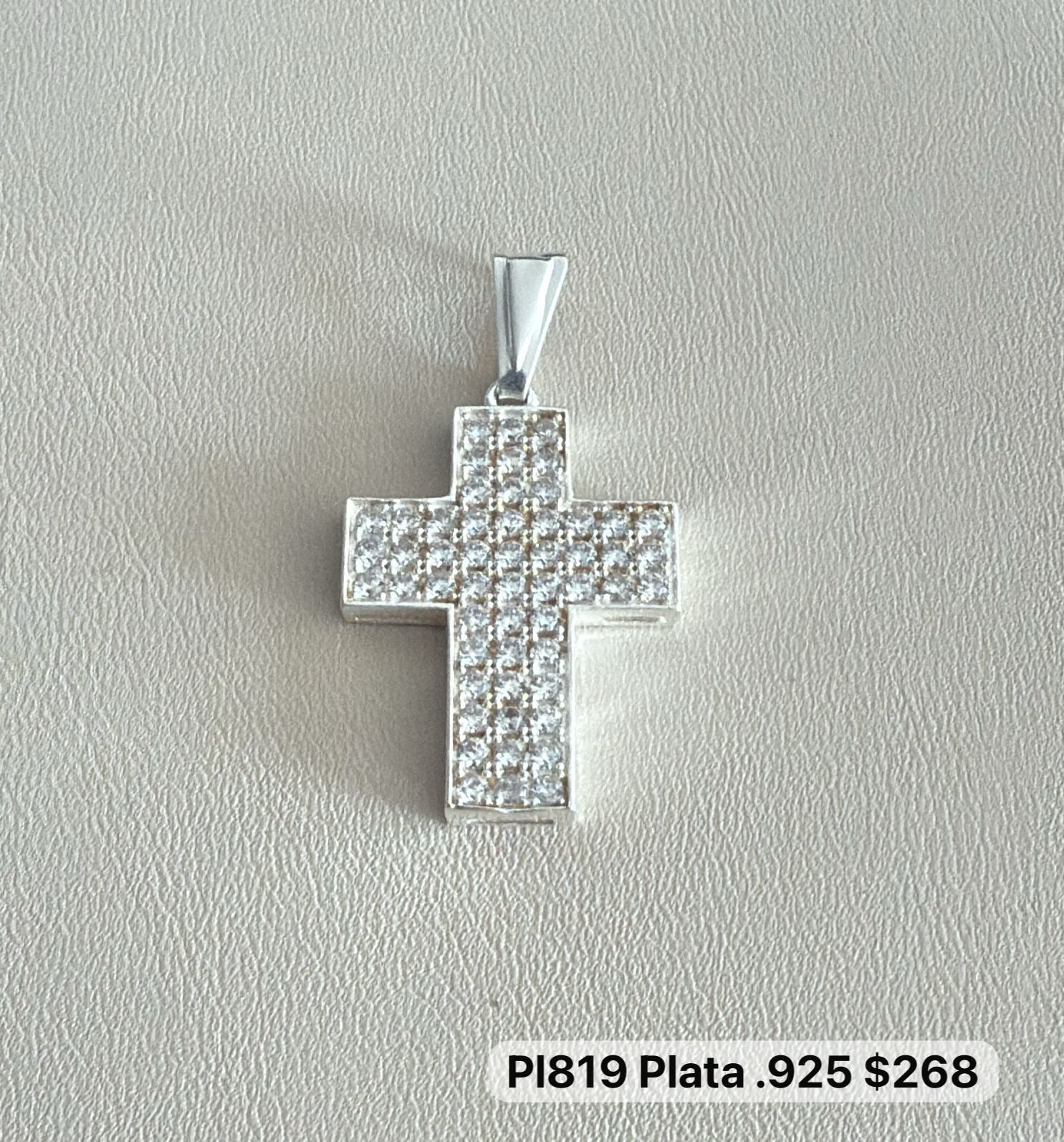 Dije cruz Plata.925