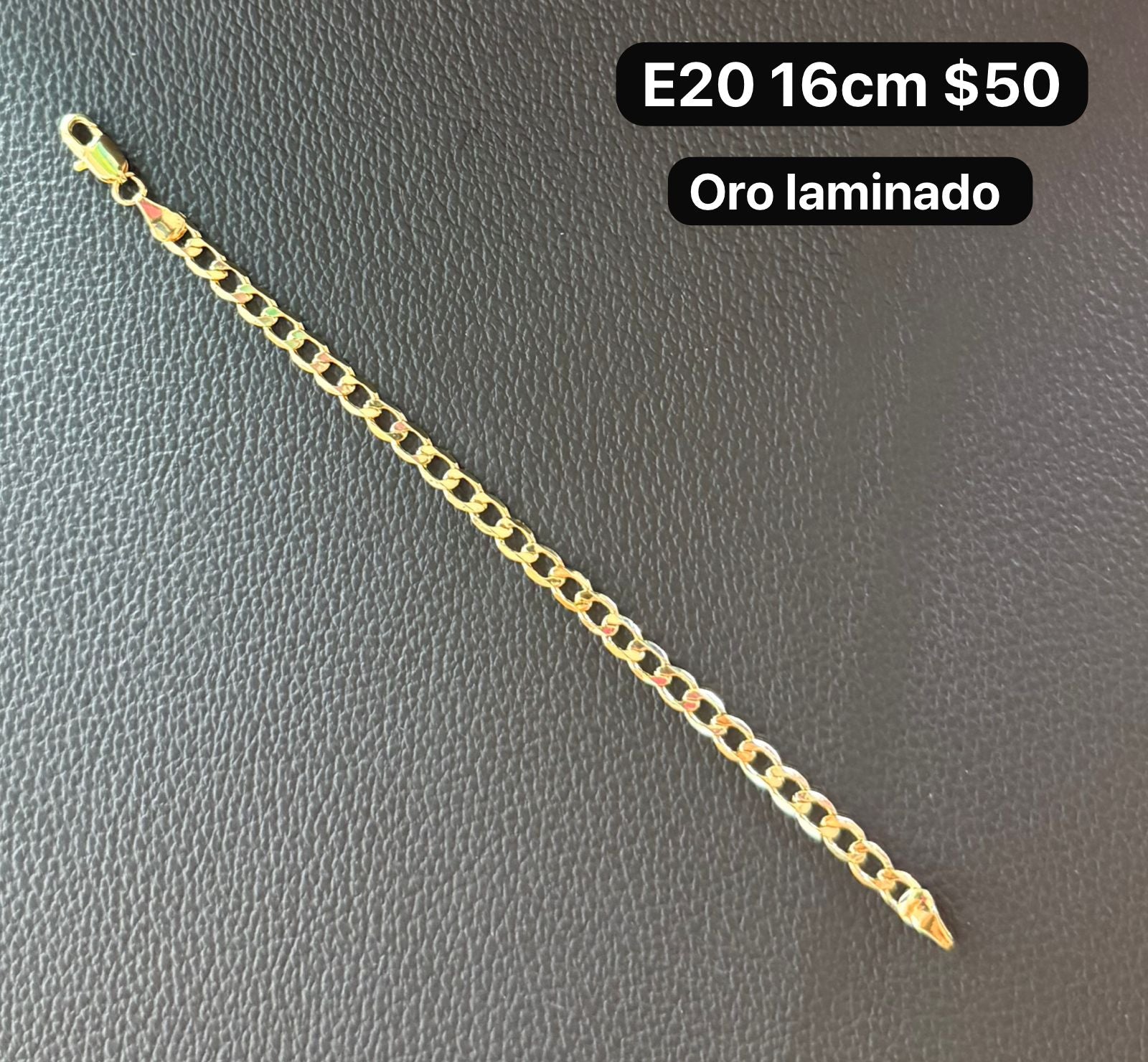 Pulsera oro laminado