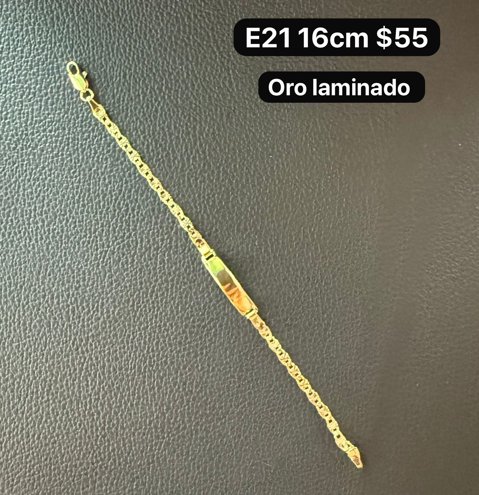Esclava oro laminado