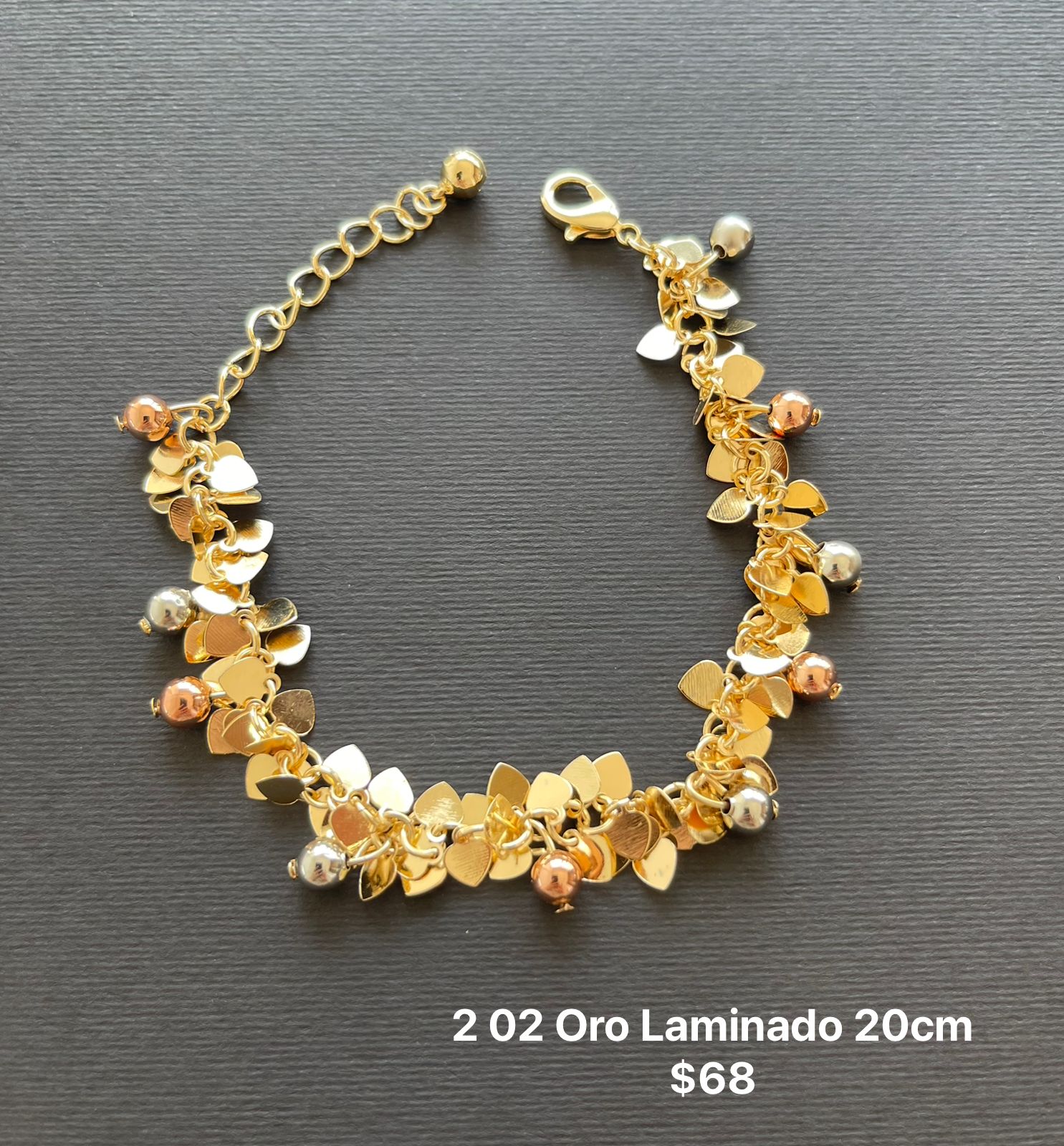 Pulsera or laminado