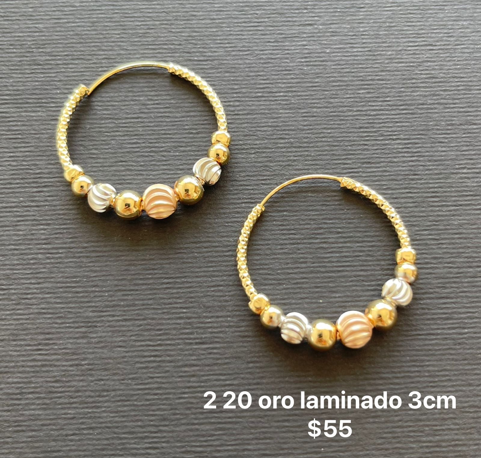 Arracdas oro laminado