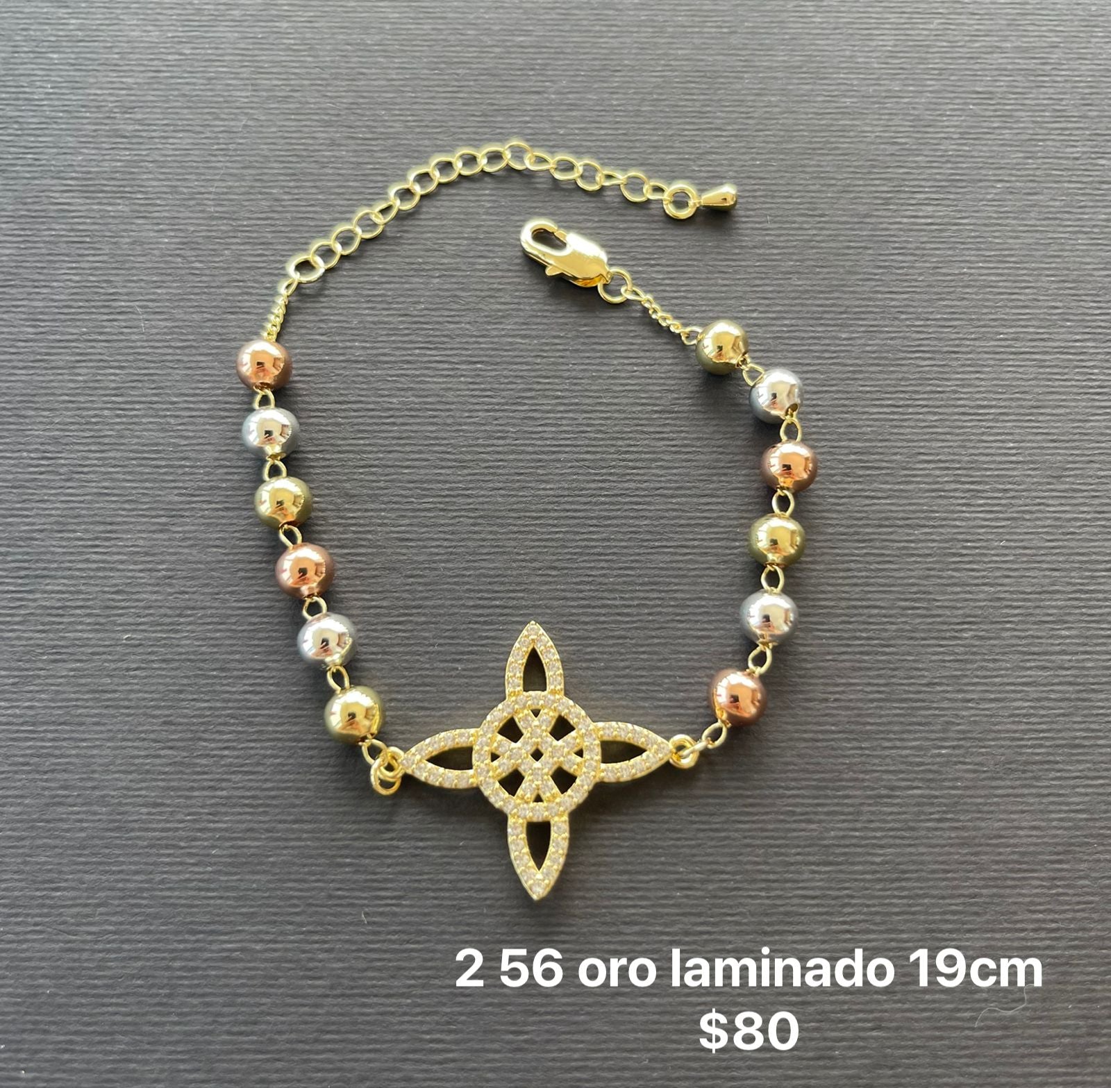 Pulsera oro laminado
