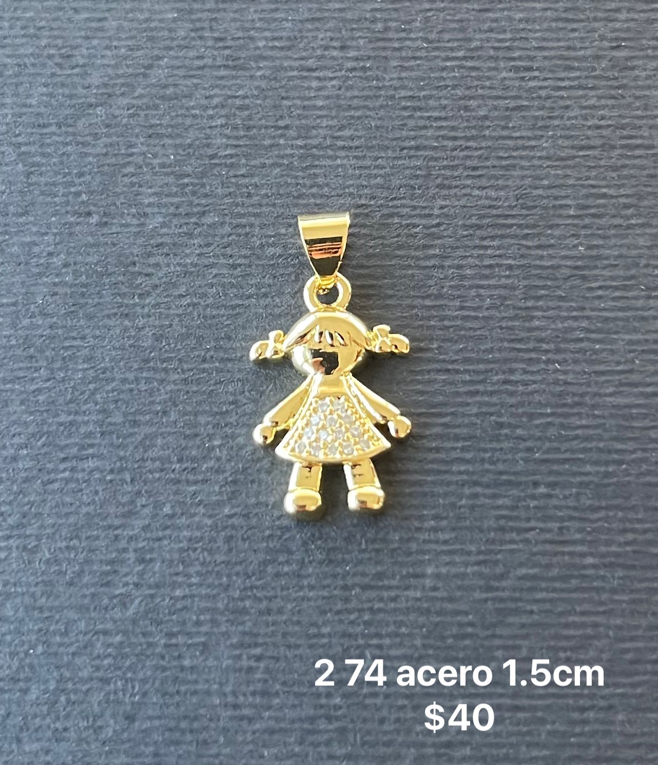 Dije acero inoxidable