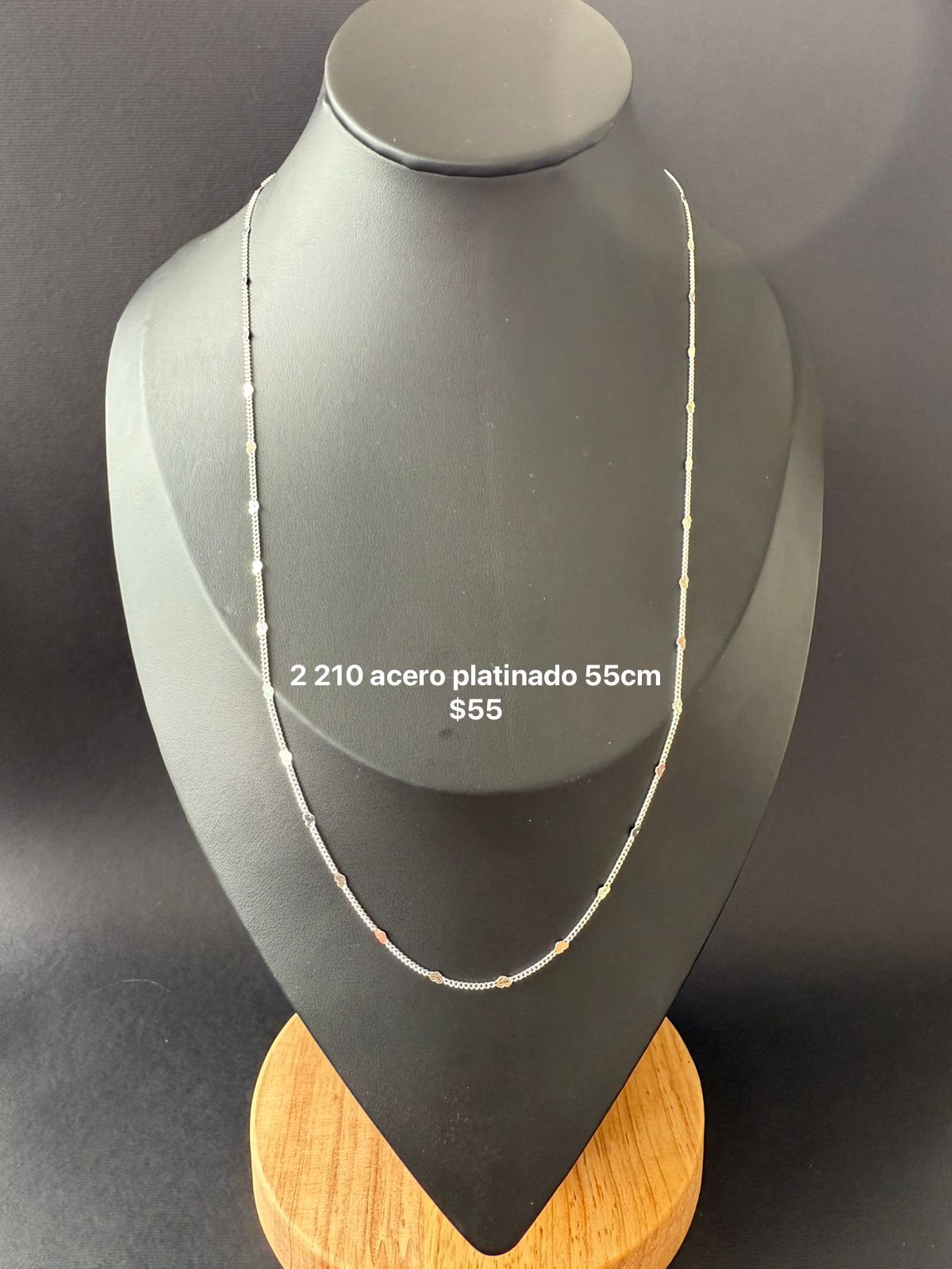 cadena cero platinado